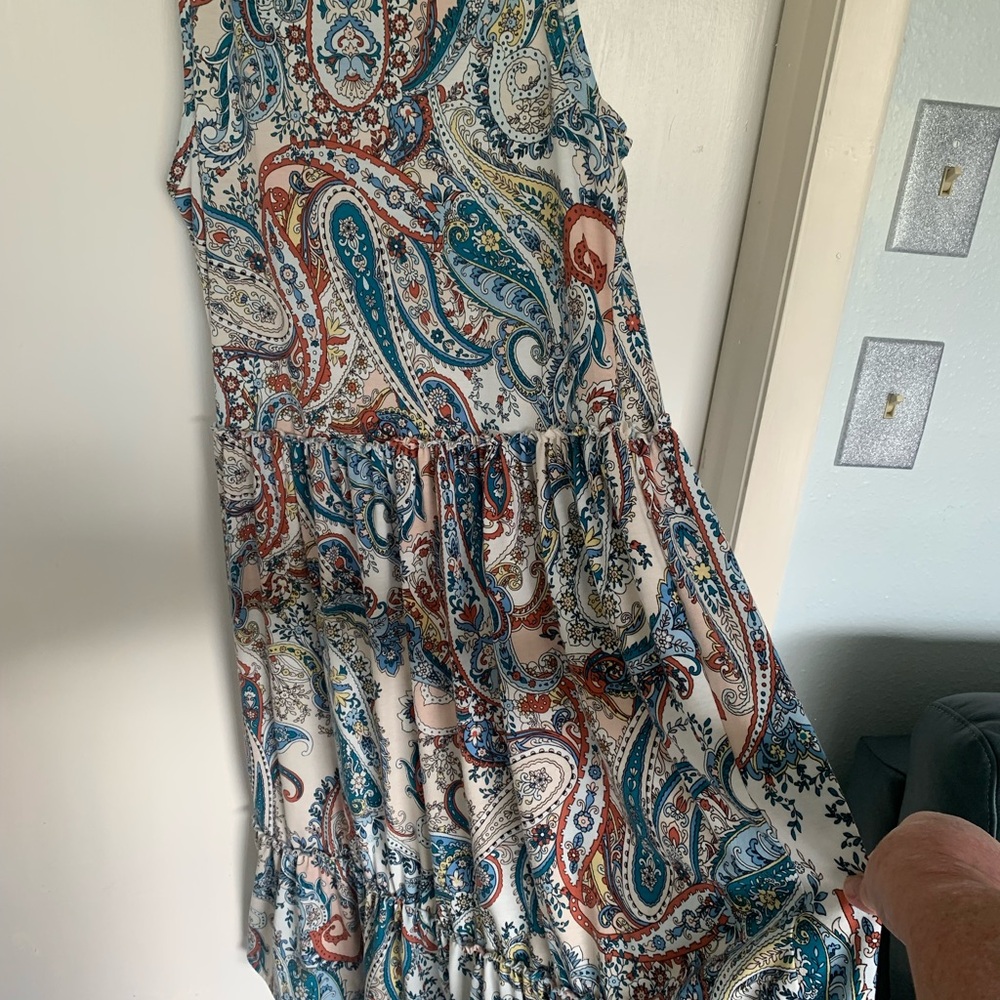 Soho Apparel Multicolor Paisley Maxi Dress